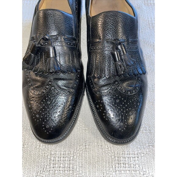 Grenson Men’s Brogue Loafers Size 11.5 D Black Leather Business Formal Regal main image 4